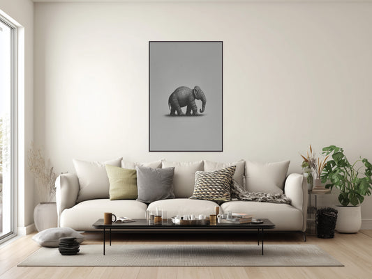 Ancestral Architect - Framed Canvas Print