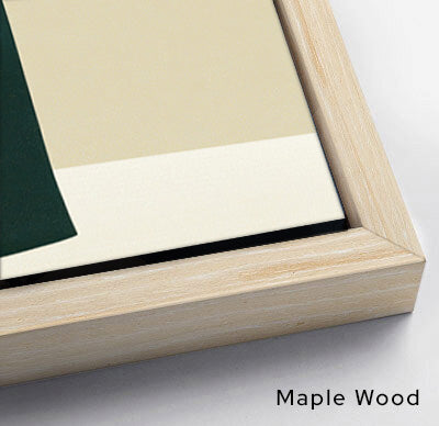 Chromatic Migration - Framed Canvas Print