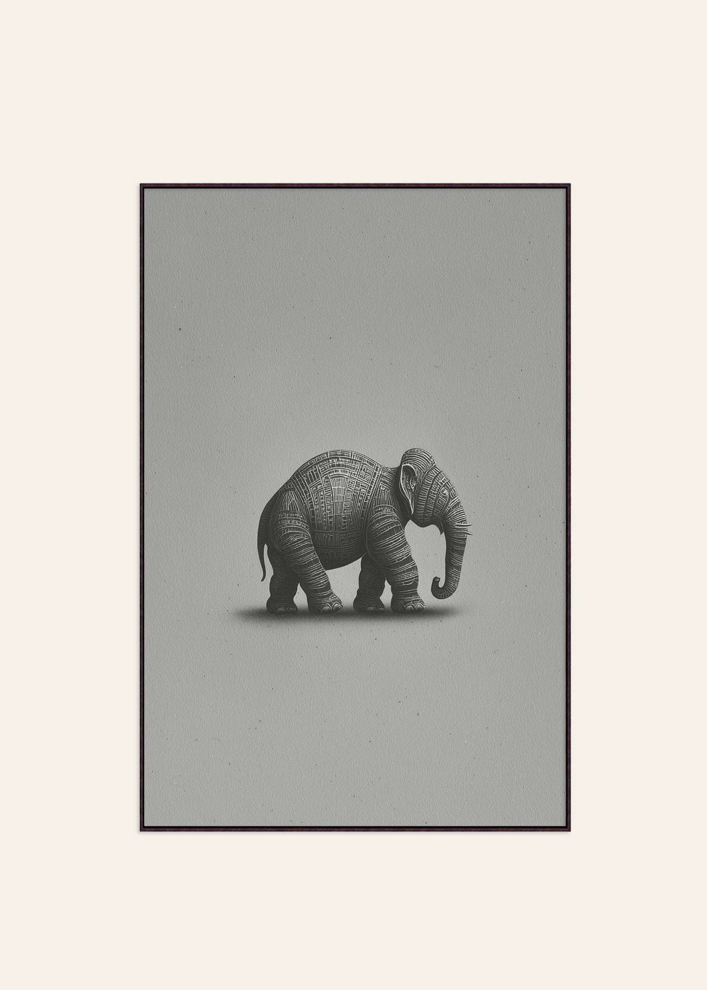 Ancestral Architect - Framed Canvas Print