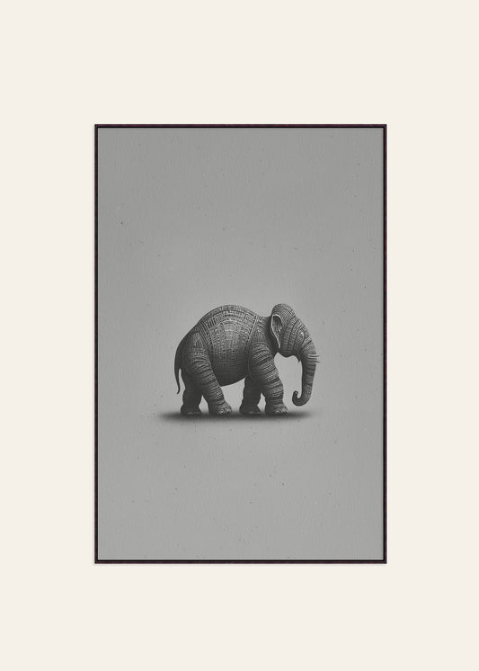 Ancestral Architect - Framed Canvas Print