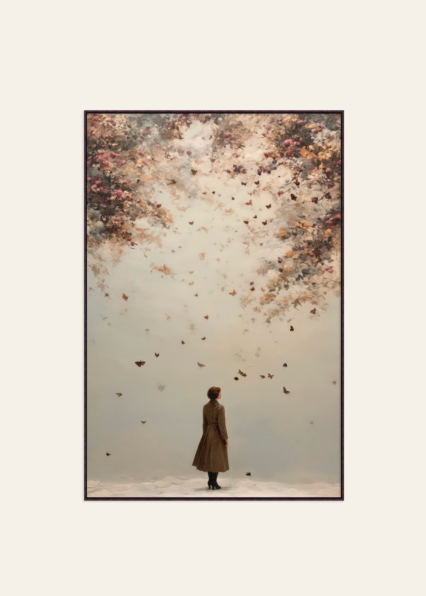 Ascendant Garden - Framed Canvas Print