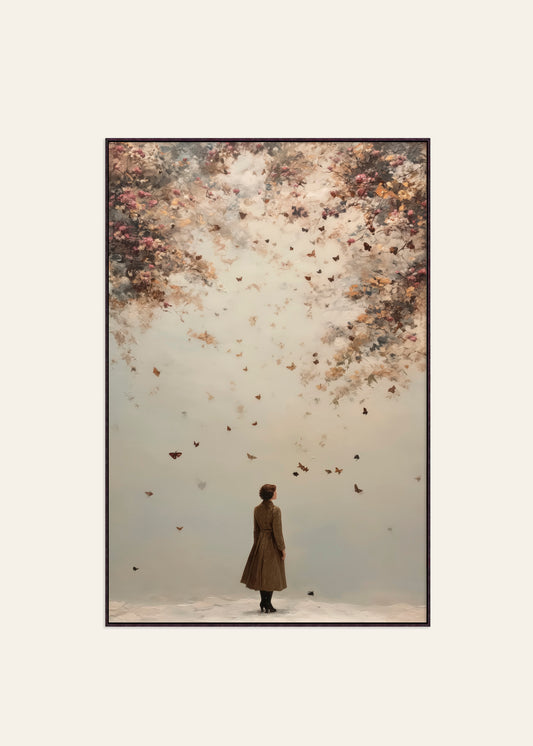 Ascendant Garden - Framed Canvas Print