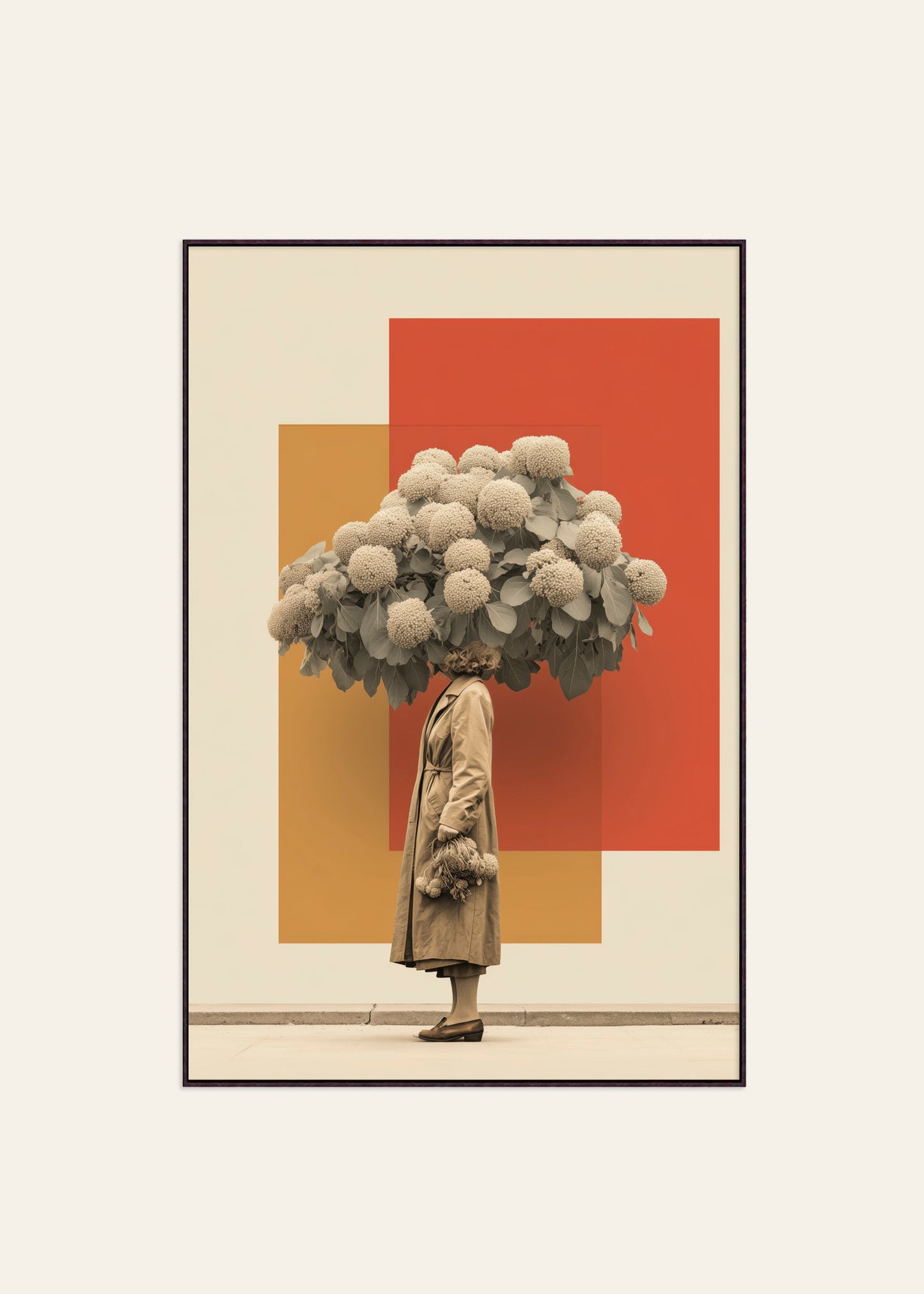 Botanical Occultation - Framed Canvas Print