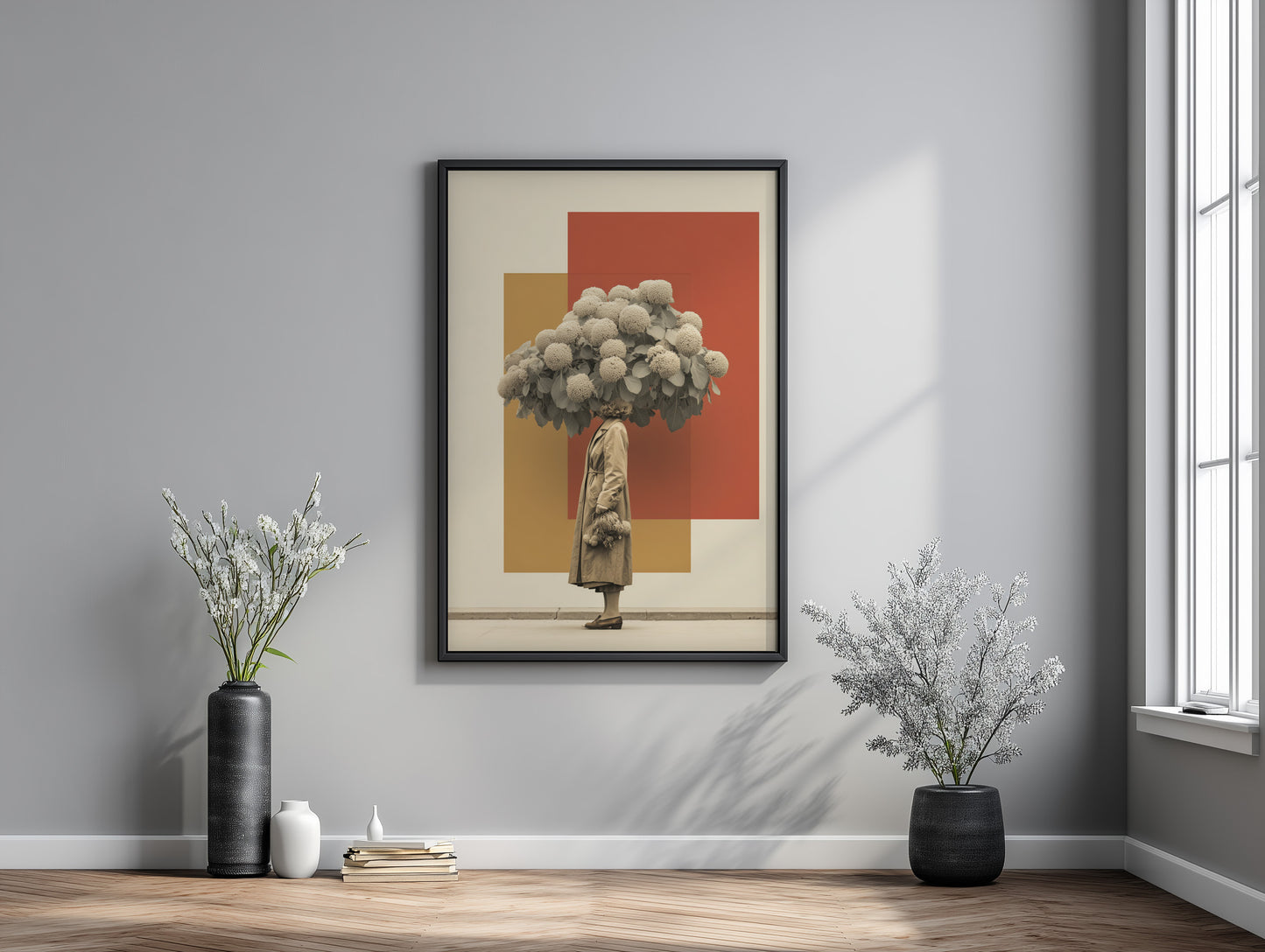 Botanical Occultation - Framed Canvas Print