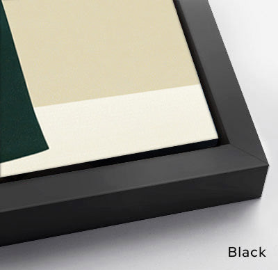 Chromatic Migration - Framed Canvas Print