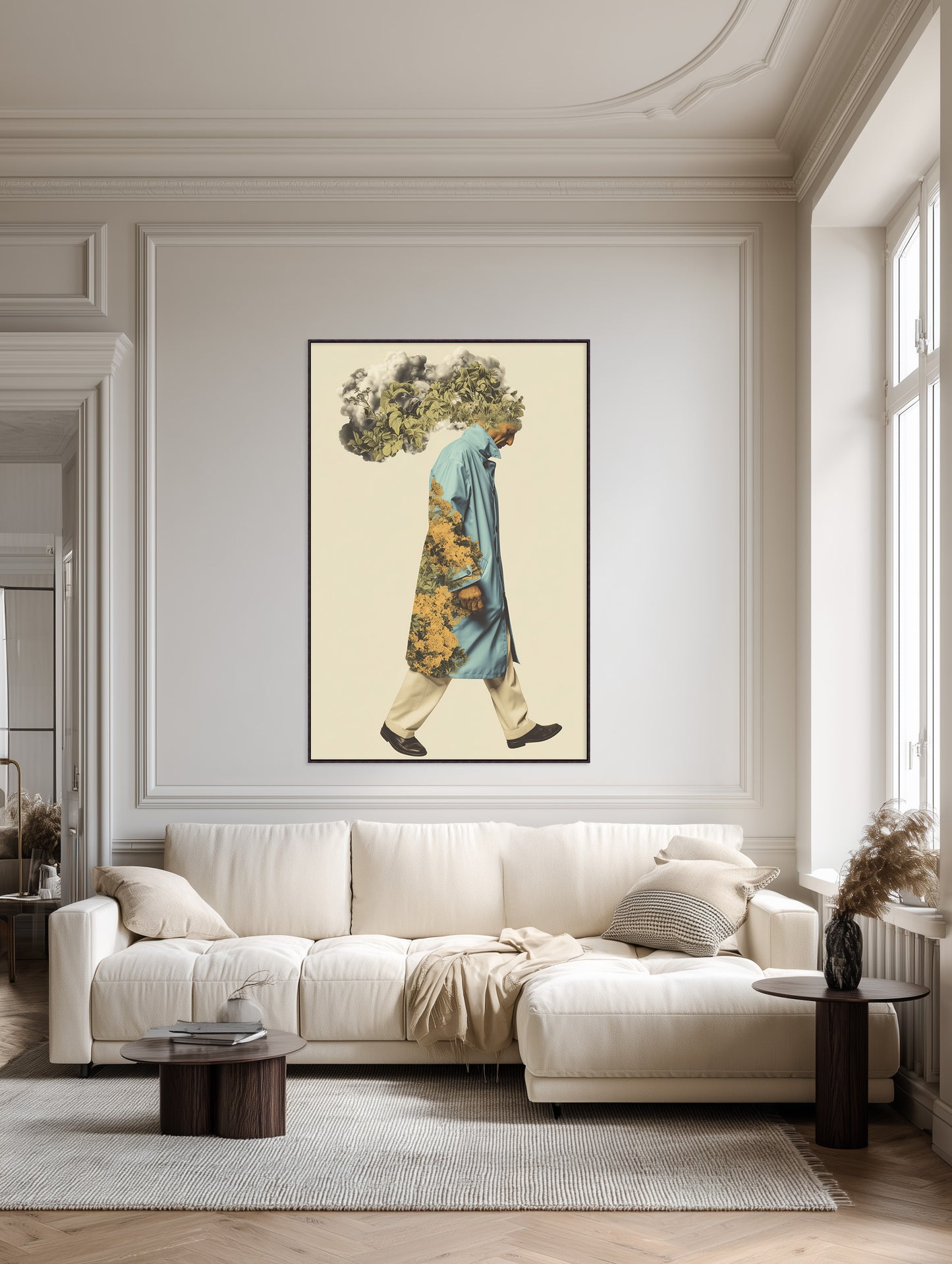 Internal Landscape  - Framed Canvas Print