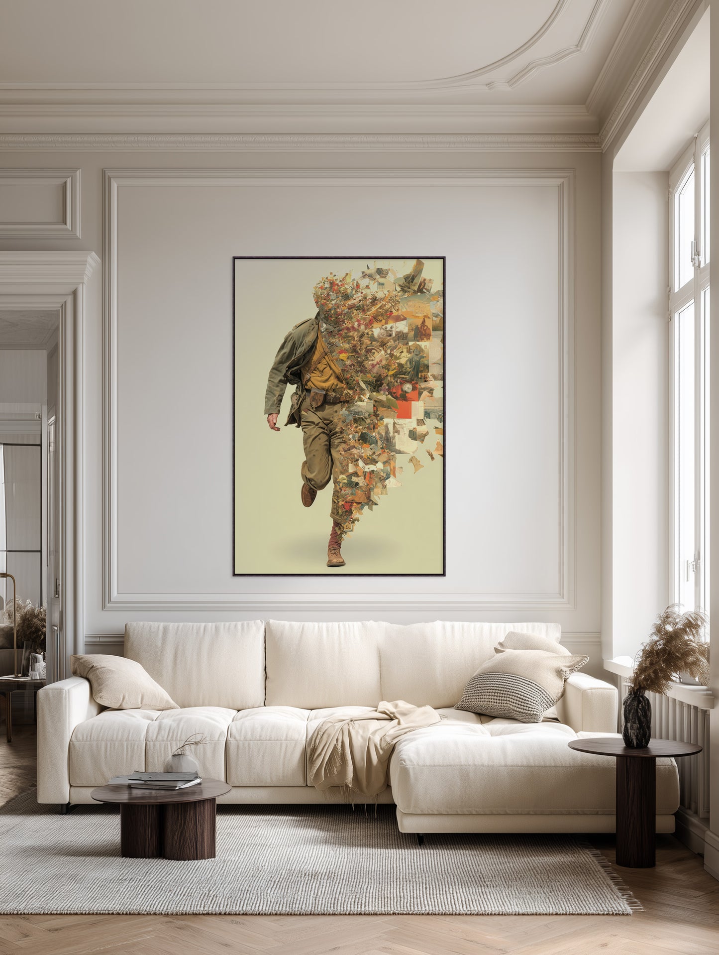 Memory in Motion  - Framed Canvas Print