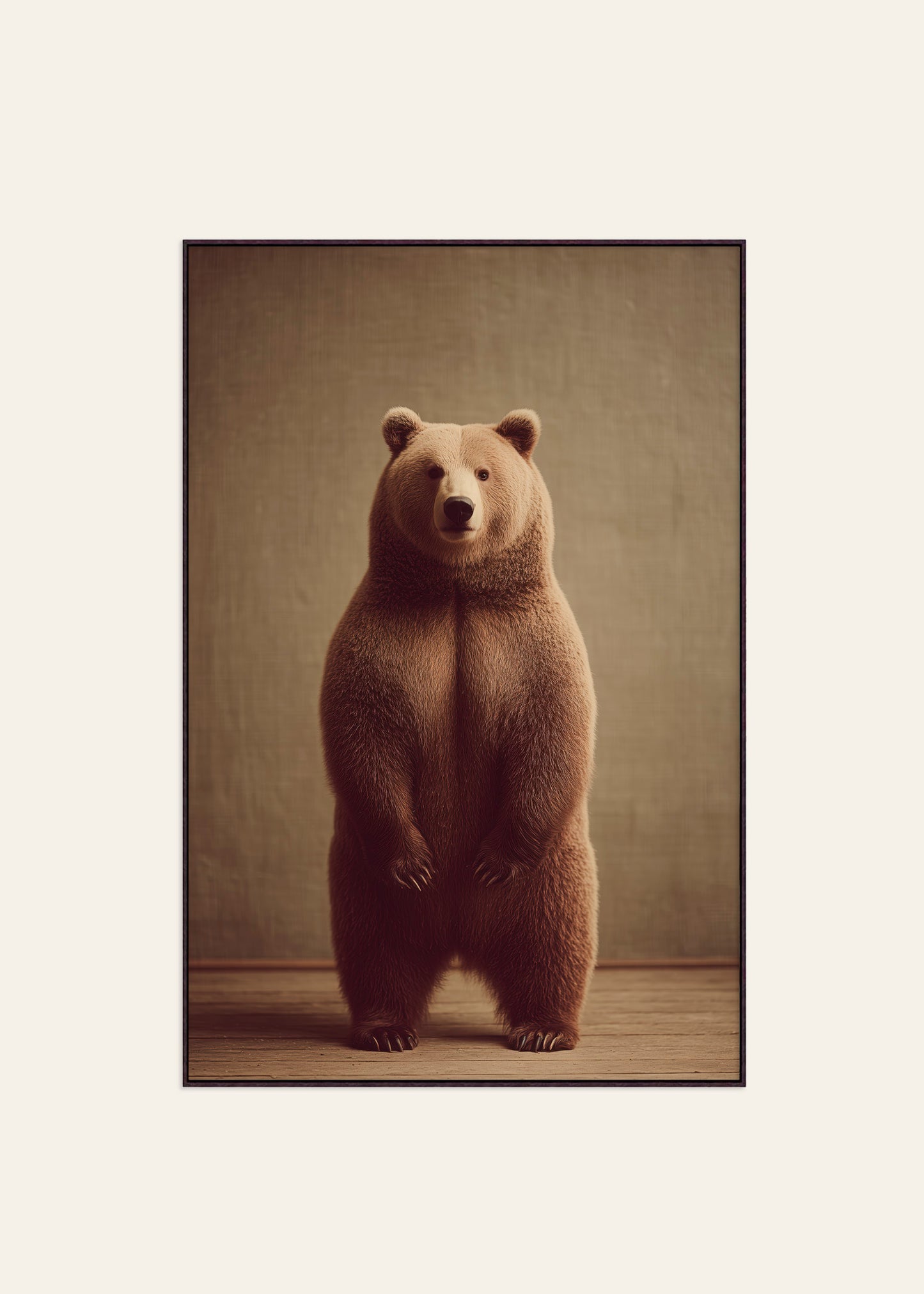 The Guardian  - Framed Canvas Print